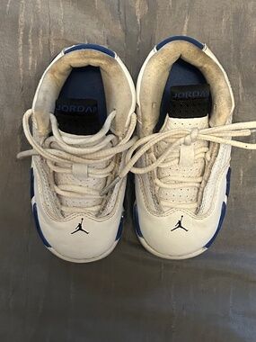 Baby Air Jordan 14s Blue, Black and White
